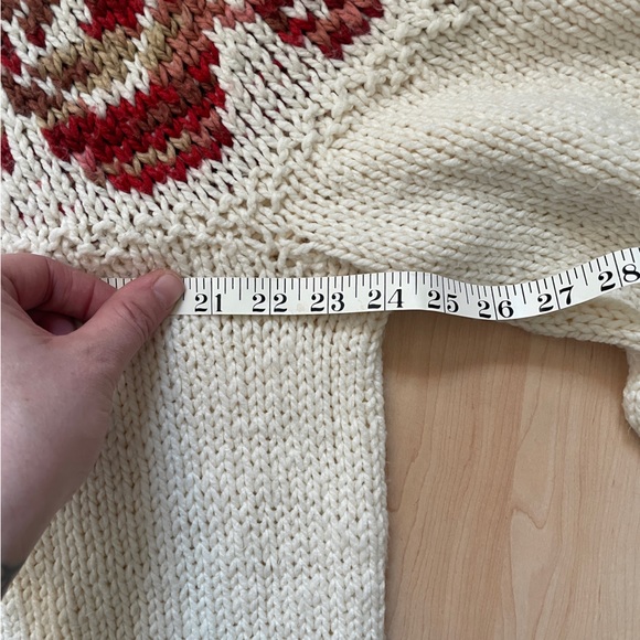 vtg hand knit sweater dress - Picture 4 of 7